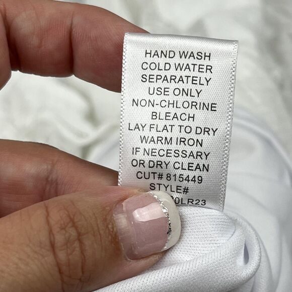 Rabbit Rabbit Rabbit Dress Womens 6 White Lace Handkerchief Hem Fairy Whimsy - Picture 5 of 7